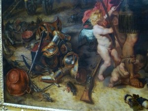 RubensBrueghelTheReturnFromWarCloseup