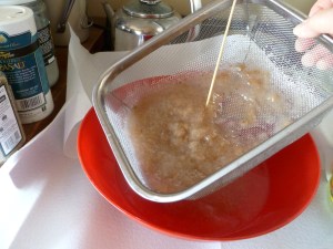 StandOilDrainingLeftoverPsyllium